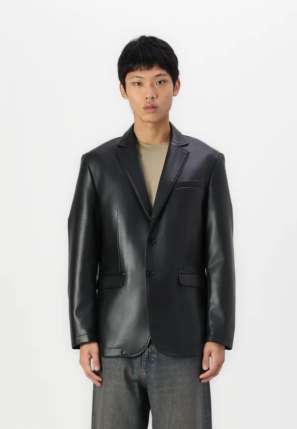 JPRPAXTON - Kunstlederjacke - black