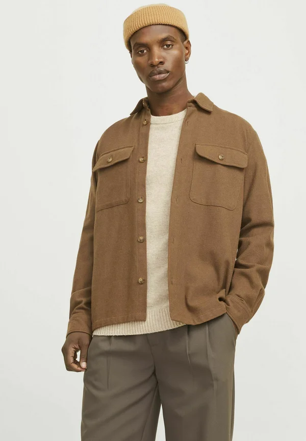 JPRRAYMOND SOLID - Leichte Jacke - tobacco brown