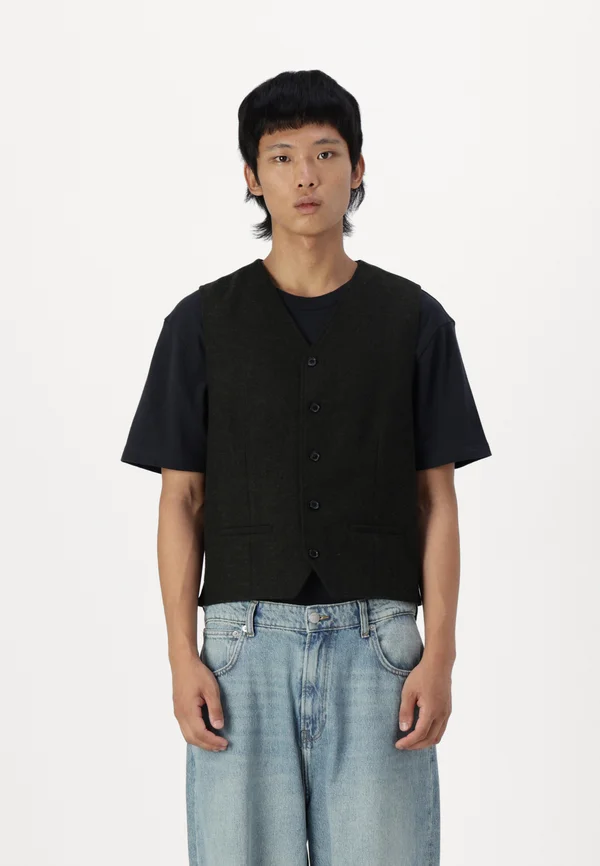 JPRWINTER TWILL WAISTCOAT - Weste - anthracite