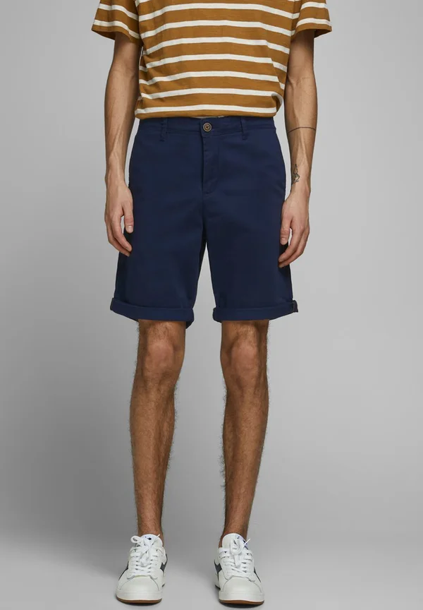 JPSTBOWIE JJSHORTS SOLID  - Shorts - navy blazer