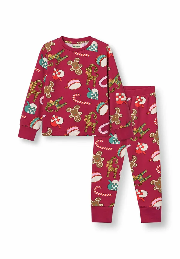 JUBILEE MED JULEPYNT SET - Nachtwäsche Set - amaranth