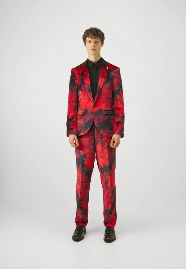 JUDD SUIT  - Anzug - black/red
