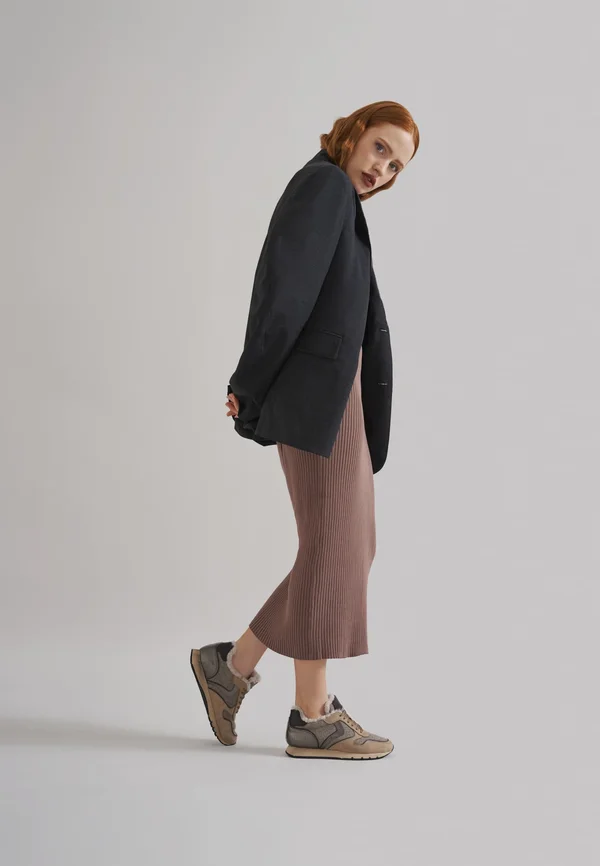 JULIA FUR - Sneaker low - beige