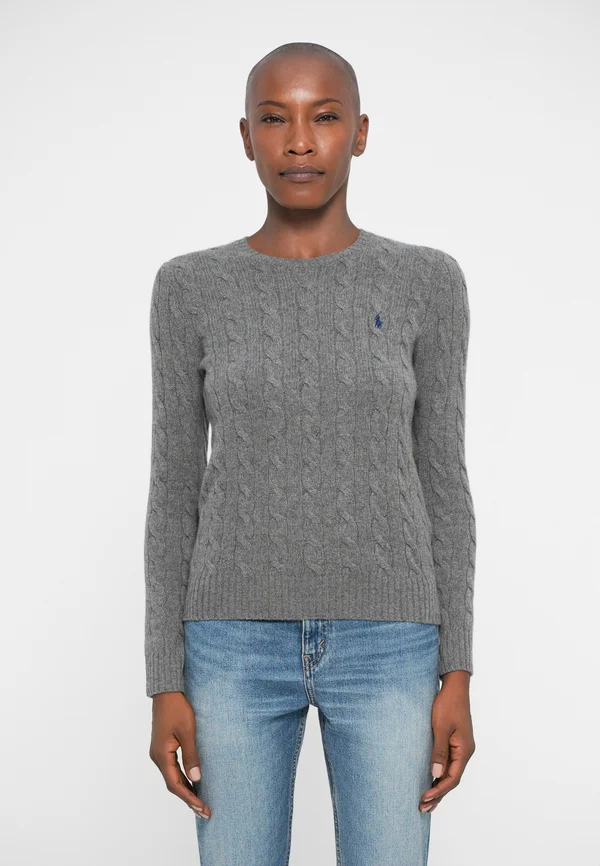 JULIANNA LONG SLEEVE PULLOVER - Strickpullover - grey heather
