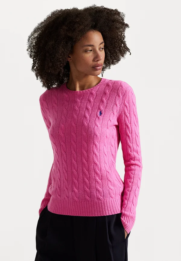 JULIANNA LONG SLEEVE PULLOVER - Strickpullover - pink lace