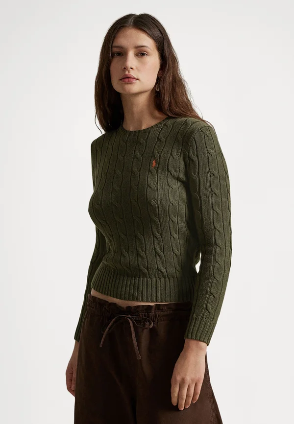 JULIANNA LONG SLEEVE - Strickpullover - harvest olive