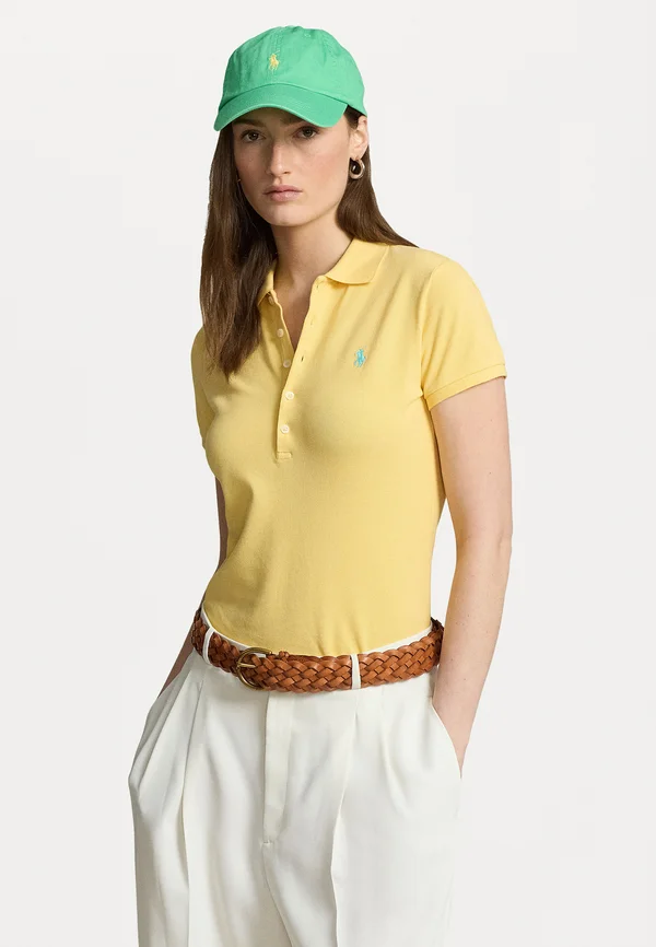 JULIE SLIM SHORT SLEEVE - Poloshirt - corn yellow