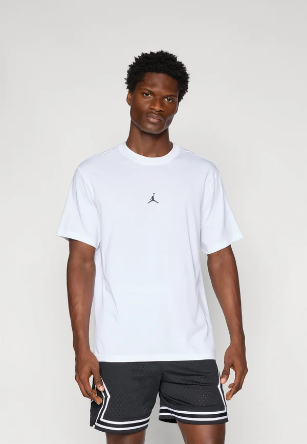 JUMPMAN CREW - Sport T-Shirt - white/black