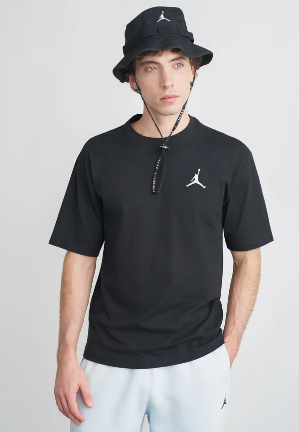 JUMPMAN CREW - T-Shirt basic - black/white