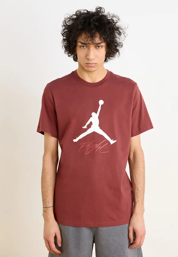 JUMPMAN FLIGHT TEE - T-Shirt print - dark pony/white