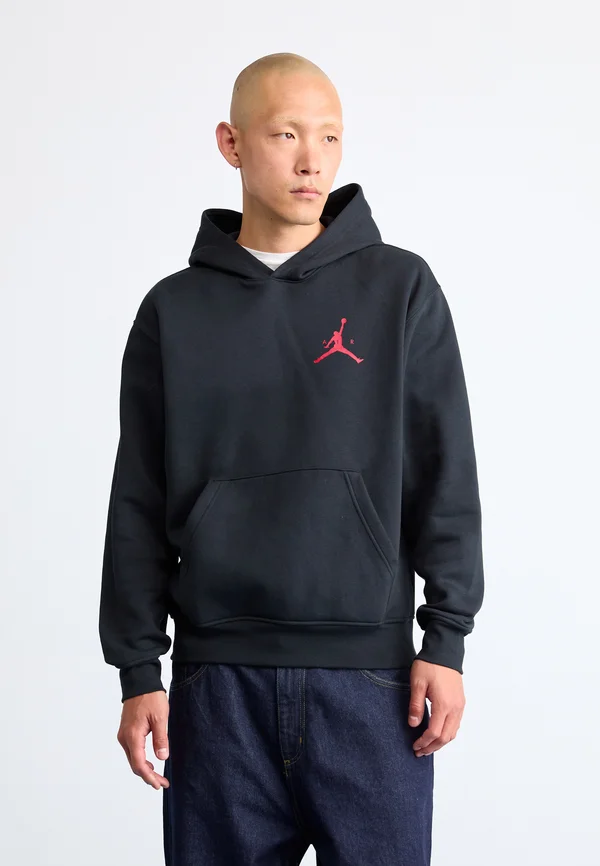 JUMPMAN - Kapuzenpullover - black/gym red