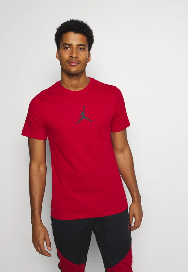 JUMPMAN SHORT SLEEVE CREW - Sport T-Shirt - gym red/black