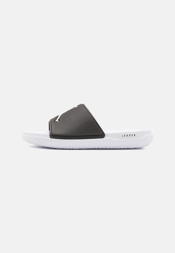 JUMPMAN SLIDE - Pantolette flach - black/white