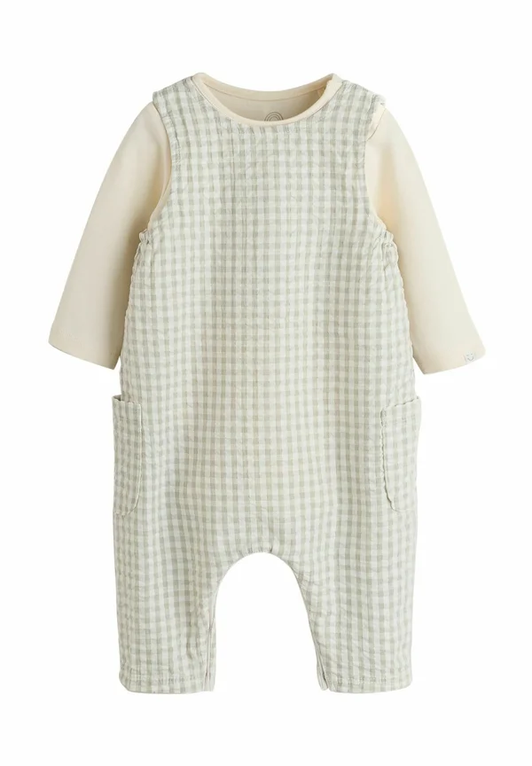 Jumpsuit - green gingham