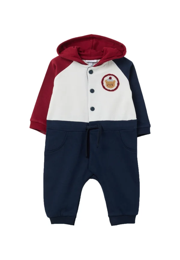 Jumpsuit - white blue red