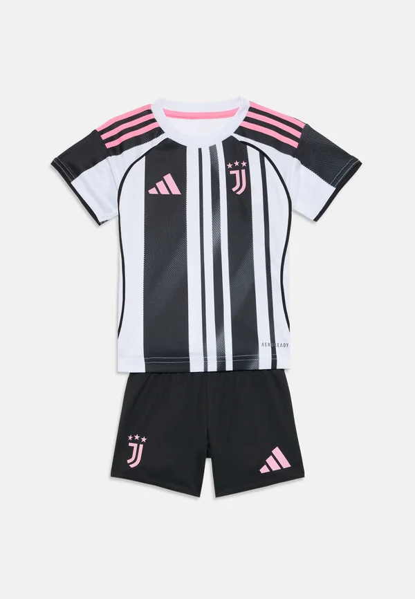 JUVENTUS 25/26 HOME BABYKIT SET UNISEX  - Fußball-Trikot - white/black