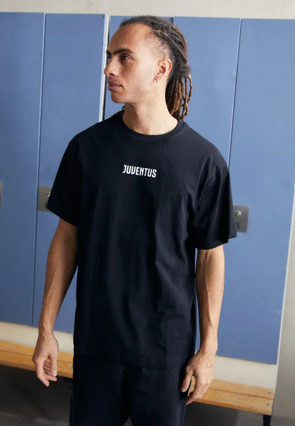 JUVENTUS BENCH TEE - Vereinsmannschaften - black