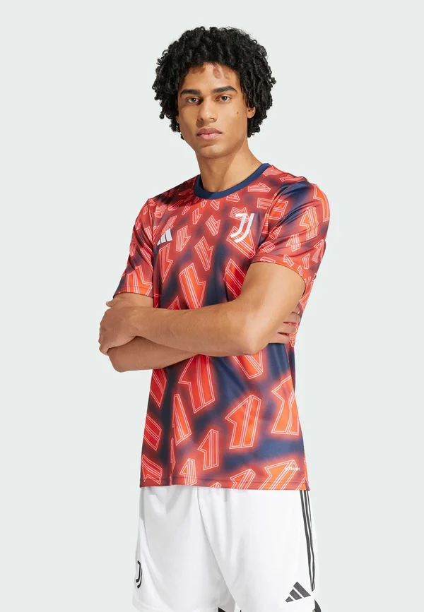 JUVENTUS PRE-MATCH - Sport T-Shirt - night indigo   semi solar red