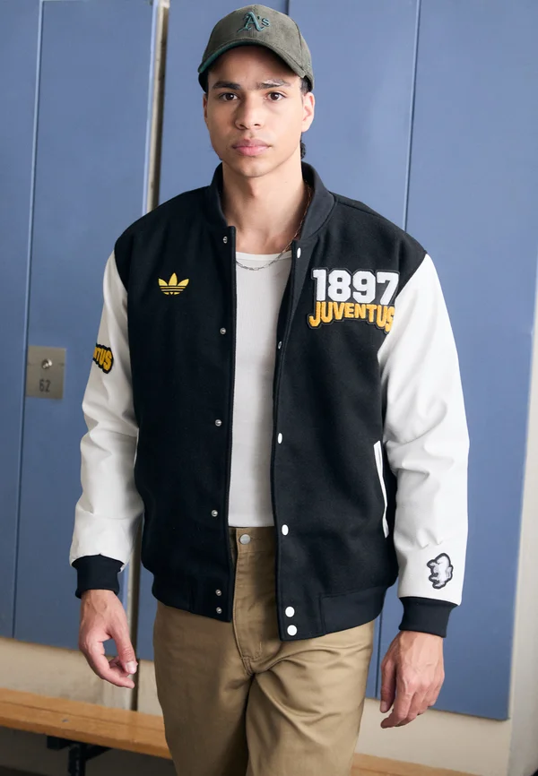 JUVENTUS  - Trainingsjacke - black/white/active gold