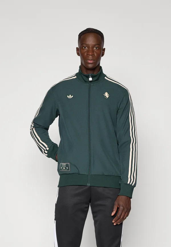 JUVENTUS TURIN ICON TRACK TOP - Sweatjacke - shadow green