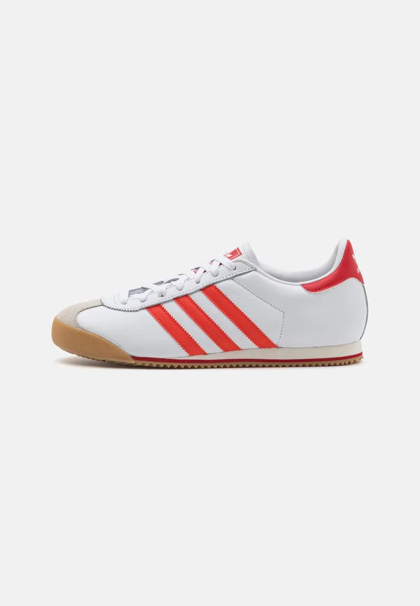 K 74 UNISEX - Sneaker low - footwear white/solar orange/better scarlet
