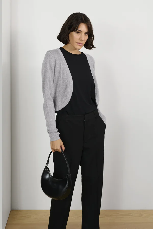 KAANKRA  - Strickjacke - light grey/silver