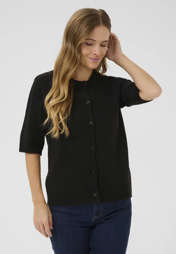 KAIRIS - Strickjacke - black deep