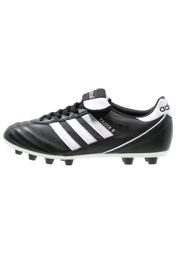 KAISER 5 LIGA - Fußballschuh Nocken - black/running white/rot
