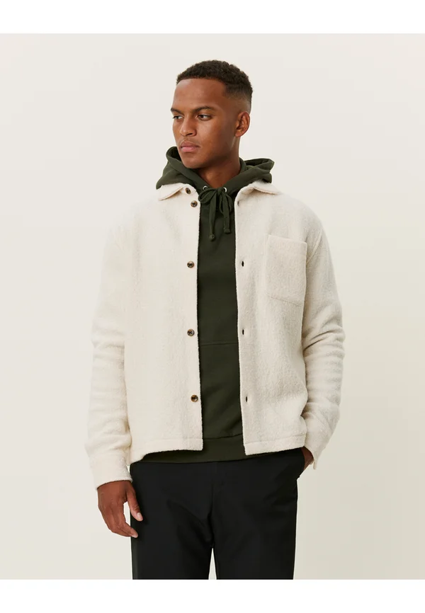 KALEB OVERSHIRT - Übergangsjacke - off-white