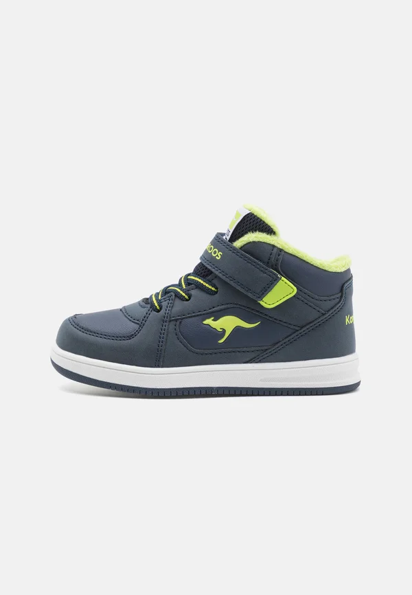 KALINO UNISEX - Sneaker high - dark navy/lime