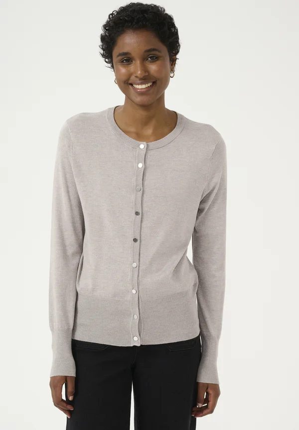 KALIZZA - Strickjacke - elephant skin melange