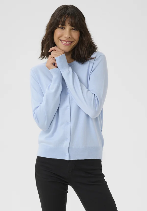 KALIZZA - Strickjacke - soft chambray