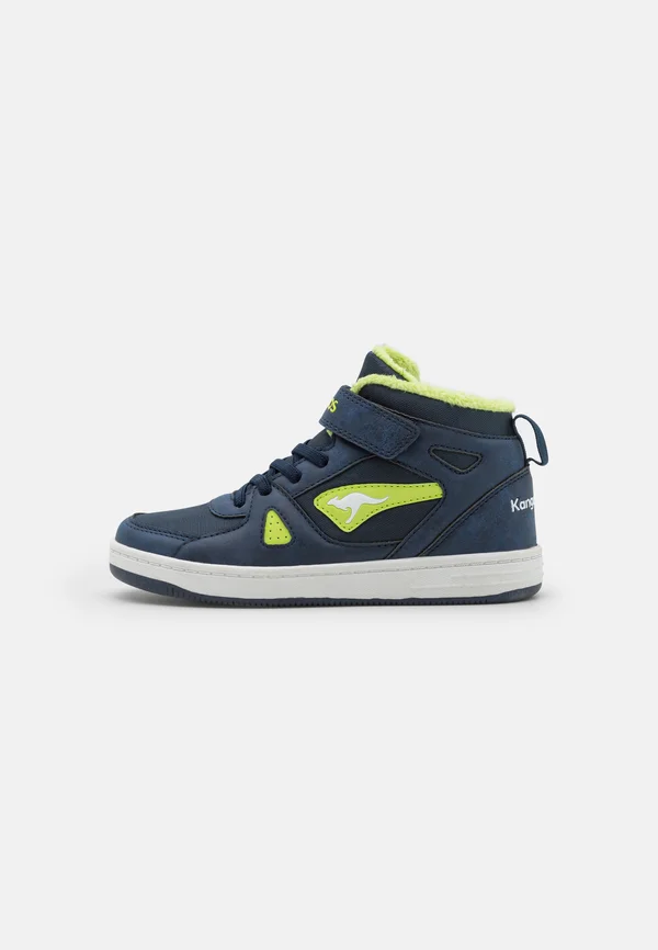 KALLEY II  - Sneaker high - dark navy/lime