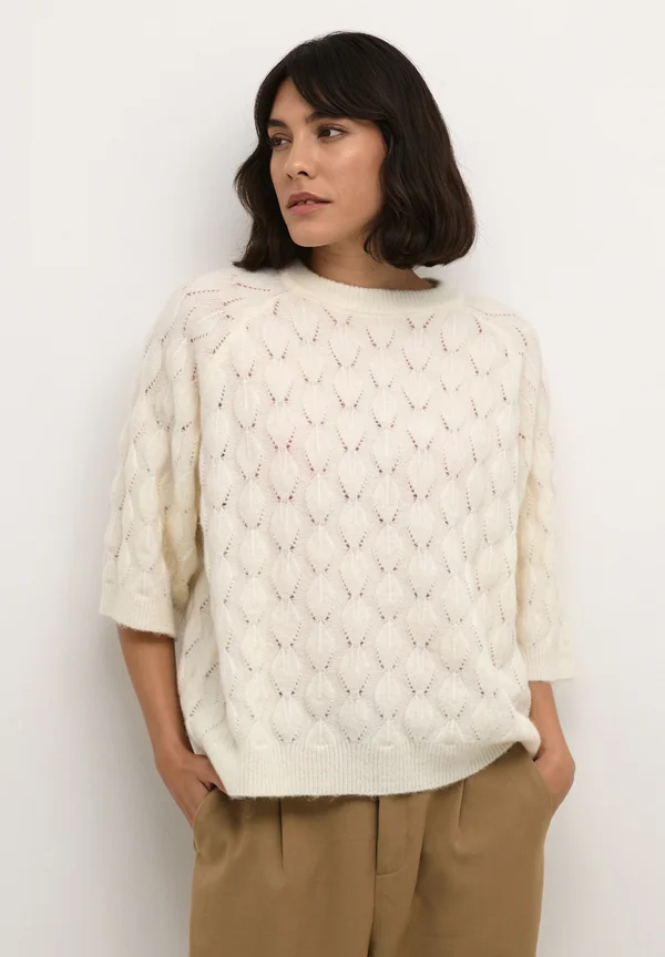KAMALENE - Strickpullover - chalk