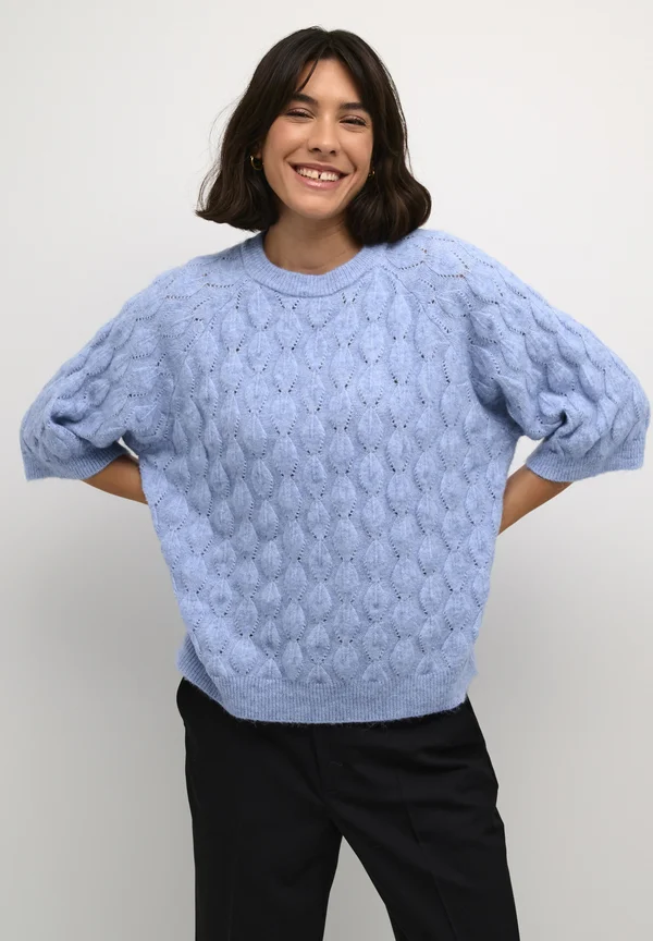 KAMALENE - Strickpullover - vista blue melange