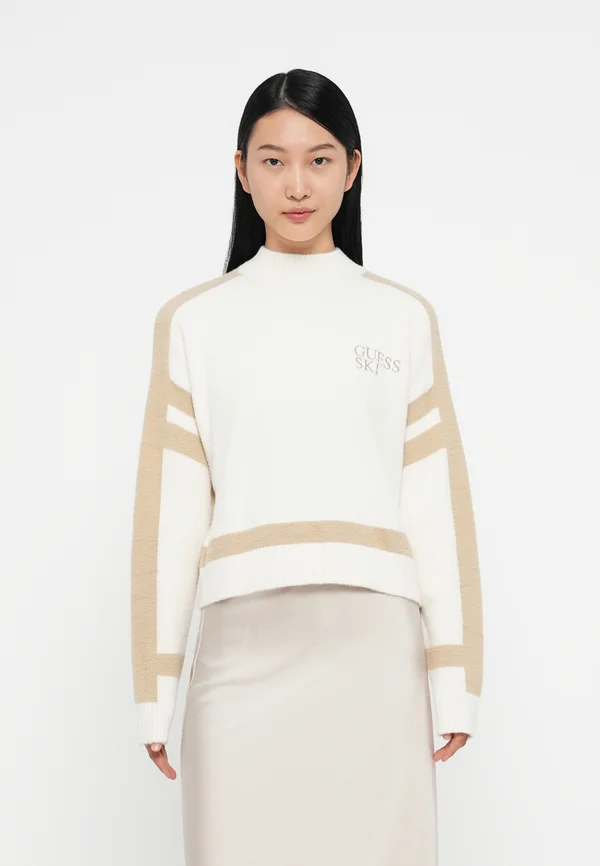 KAMILA - Strickpullover - cream white