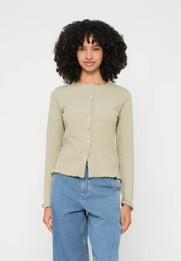 KAMILLE - Strickjacke - light sage