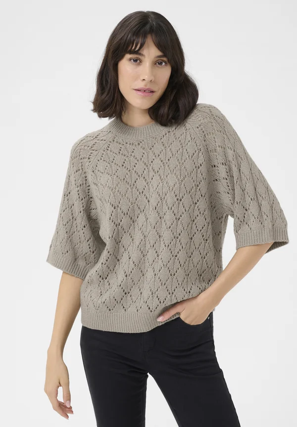 KANIKA - Strickpullover - elephant skin