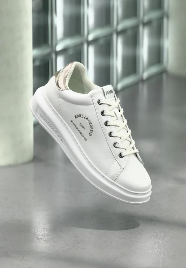 KAPRI MAISON LACE - Sneaker low - white/silver-coloured