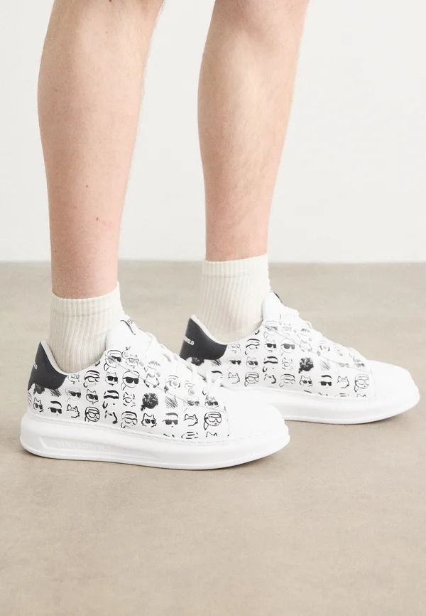 KAPRI - Sneaker low - white/black