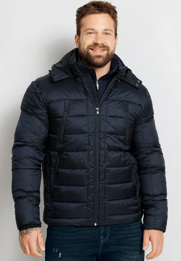 KAPUZE VIELE TASCHEN - Winterjacke - navy blue