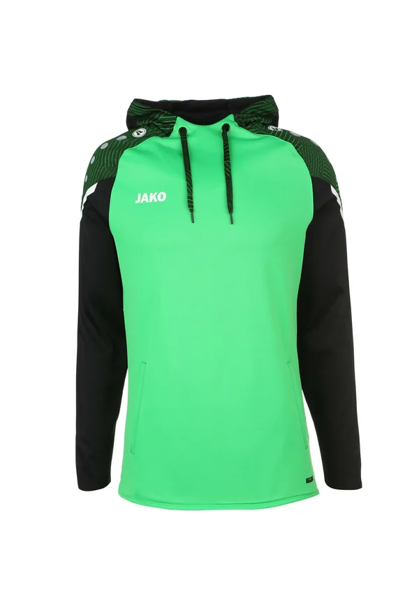 KAPUZEN PERFORMANCE - Kapuzenpullover - soft green schwarz