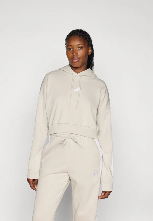 Kapuzenpullover - alumina/white