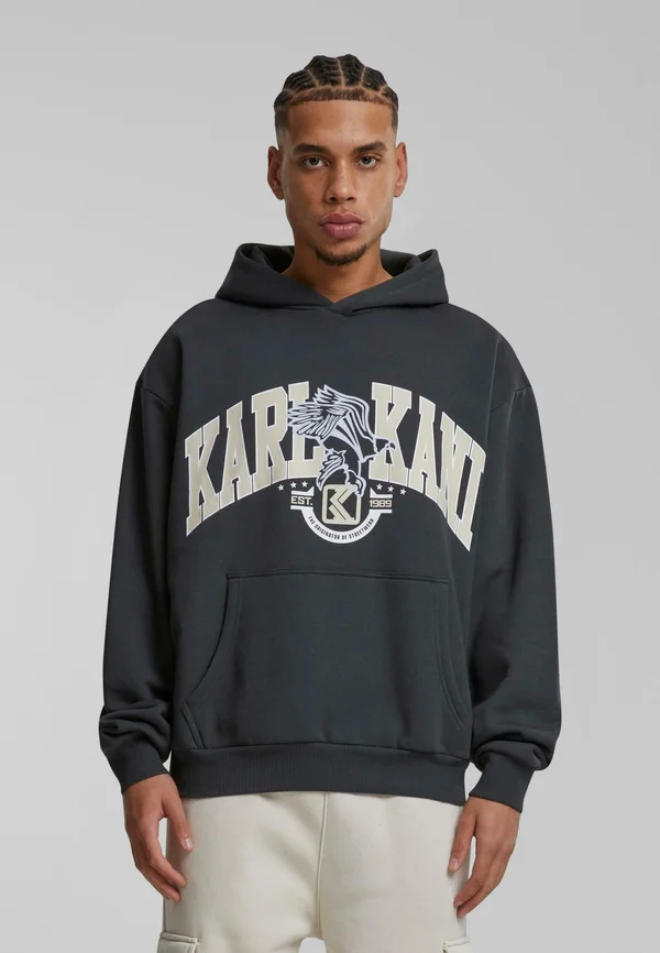 Kapuzenpullover - anthracite lightsand