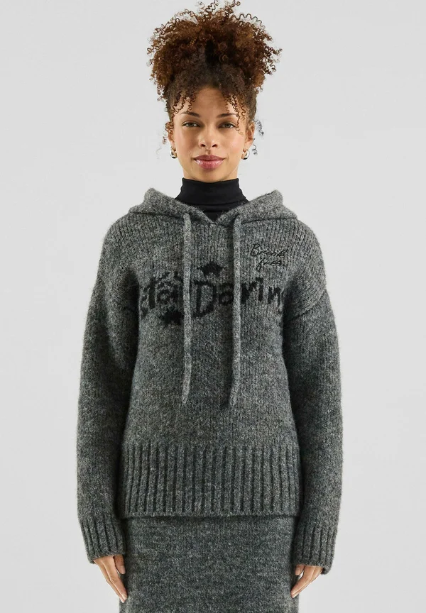 Kapuzenpullover - anthrazit