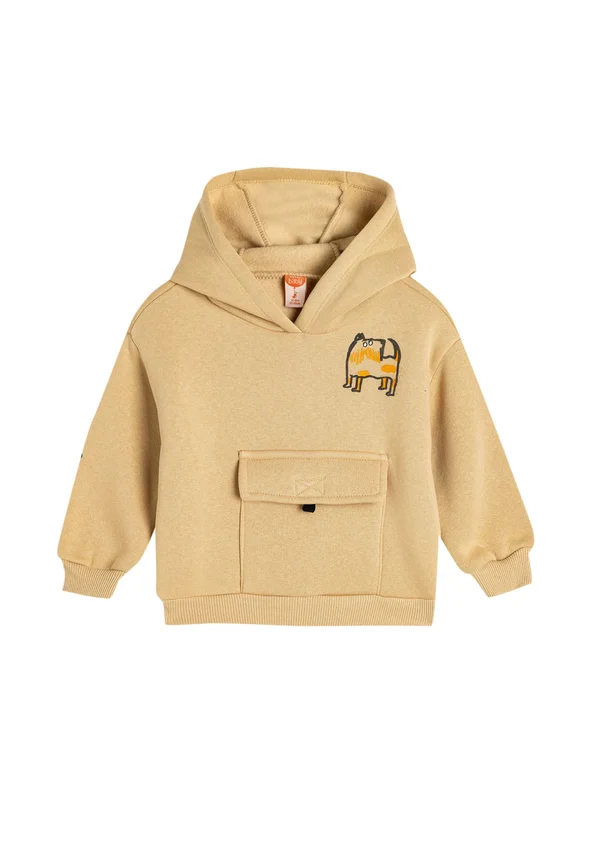 Kapuzenpullover - beige
