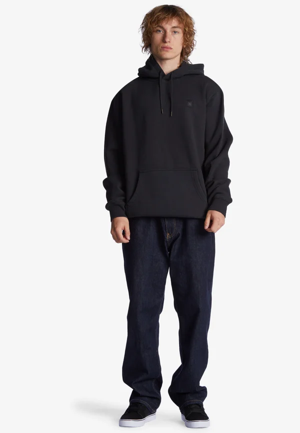 Kapuzenpullover - black garment dye