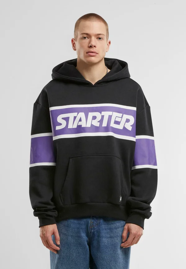 Kapuzenpullover - black purple