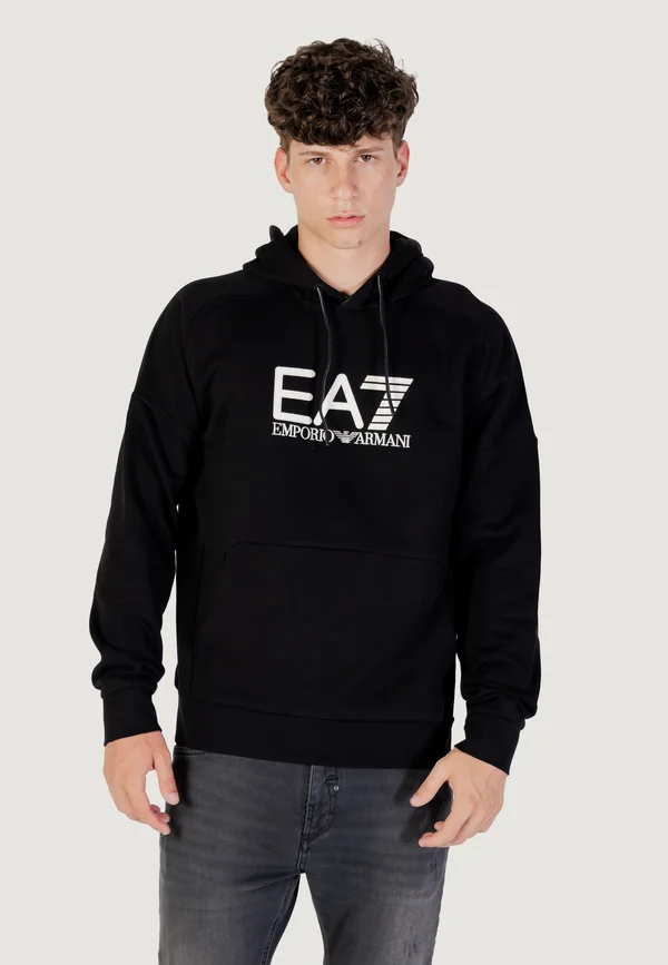 Kapuzenpullover - black white