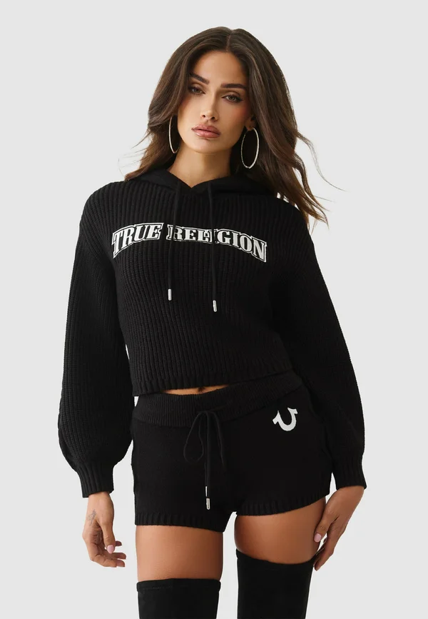 Kapuzenpullover - black